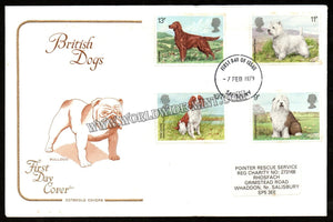 1979 UK British Dogs FDC #FA316