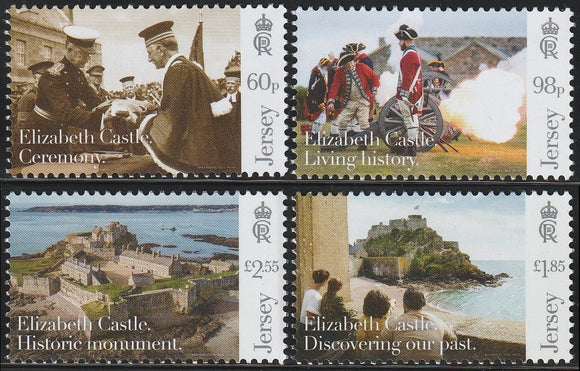 2023 Jersey The 100th Anniversary of the Elizabeth Castle as a Historical Monument Set of 4 MNH #FOR-356