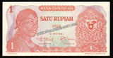 Indonesia 1 Rupiah "Sudirman" issue - 1968 UNC Banknote N#225362