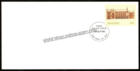 1986 Australia Old Parliament House Prepaid Envelope #FA380