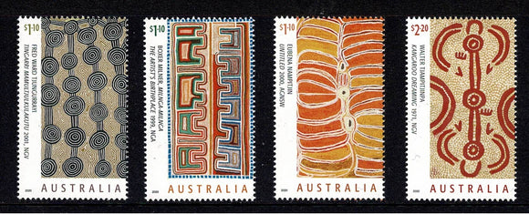 2020 Australia Art of the Desert Set of 4 #Aus-3920-23