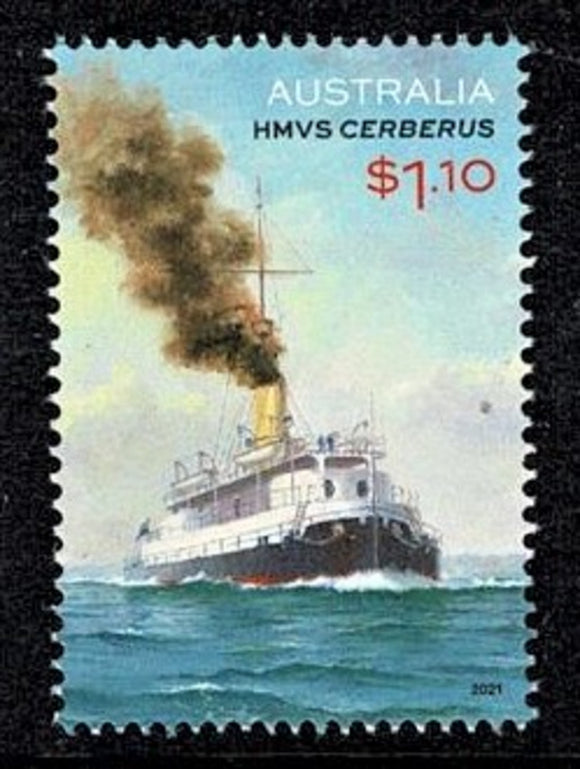 2021 Australia Transportation - HMVS Cerberus - Ship #Aus-3985