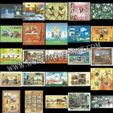 1973 - 2020 India Miniature Sheets - Complete Full Collection without withdrawn 2005 GURU GRANTH SAHEB MS MNH