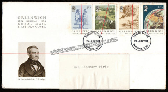 1984 UK Greenwich FDC #FA409