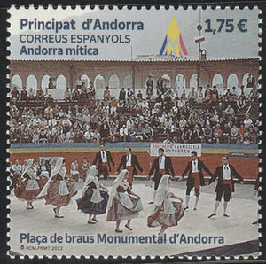 2022 Andorra Plate of Braus d' Escaldes MNH - Dance #FOR-40