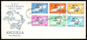 1974 Anguilla U.P.U Centenary FDC #FA412