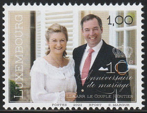 2022 Luxembourg The 10th Anniversary of the Wedding of Hereditary Grand Prince Guillaume MNH #FOR-428