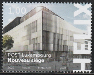 2022 Luxembourg New Headquarters of Post Luxembourg MNH #FOR-430