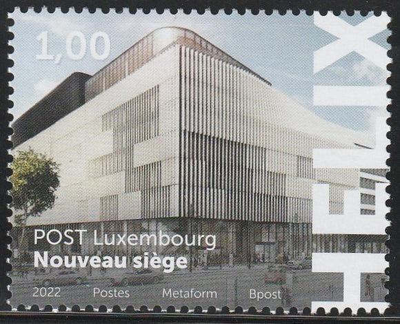 2022 Luxembourg New Headquarters of Post Luxembourg MNH #FOR-430