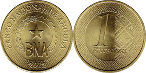 Angola 1 Kwanza - 2012 UNC Coin #FC-44215