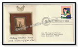 1997 USA Helping Children Learn  - Gold Replica FDC #FE46