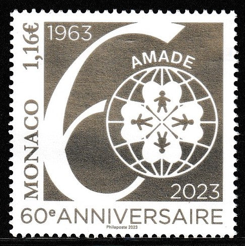 2023 Monaco The 60th Anniversary of Amade (Association for the Protection of Children) MNH #FOR-488