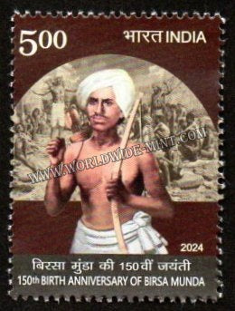 2024 INDIA 150th Birth Anniversary of Birsa Munda MNH