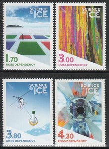 2023 Ross Dependency Science on Ice Set of 4 MNH #FOR-546