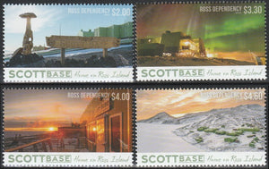 2023 Ross Dependency  Scott Base - Home on Ross Island Set of 4 MNH Artic Lights, Snow#FOR-547