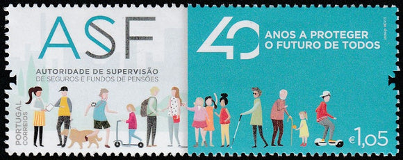 2022 Portugal The 40th Anniversary of ASF Insurance & Pensions Authority MNH #FOR-592