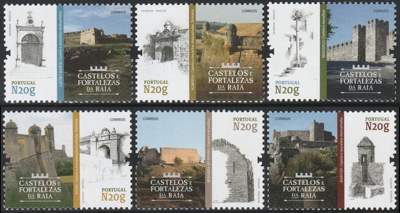 2023 Portugal Castles and Fortresses of the Raya Set of 6 MNH #FOR-594