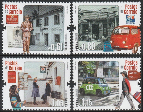 2023 Portugal The 200th Anniversary of Post Offices in Portugal Set of 4 MNH #FOR-598