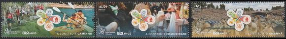 2023 Portugal The 100th Anniversary of the Portuguese Catholic Scouting (CNE) Set of 3 MNH #FOR-600