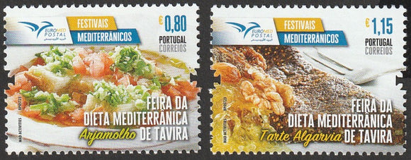 2023 Portugal EUROMED Postal - Mediterranean Festivals Set of 2 MNH #FOR-603