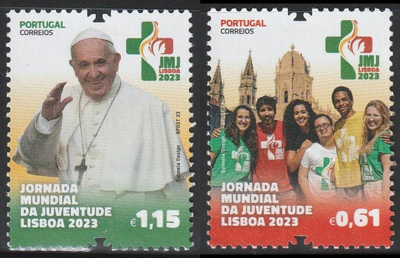 2023 Portugal World Youth Day Set of 2 MNH #FOR-604