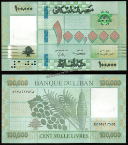 Lebanon 100 000 Livres UNC Banknote N#216108