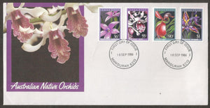 1986 Australia Native Orchids FDC #FA66