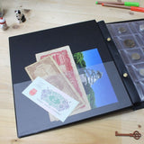 7004 Coin Album 8 Pages/ 16 sides - Red Colour - Imported Taiwan Made- Chuyu Culture