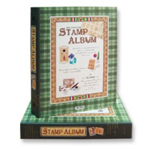 7205 Stamp Album with 16 Refills - Imported Taiwan Made - Chuyu Culture (2D, 3D, 5D, 6D Refills each 4 pcs , Total 16 Refills inside)