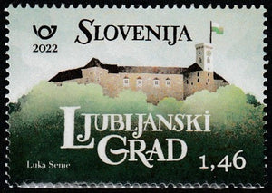 2022 Slovenia Tourism - Ljubljana Castle MNH #FOR-730