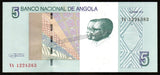 Angola 5 Kwanzas 2012 UNC Currency Note #CN75