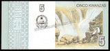 Angola 5 Kwanzas 2012 UNC Currency Note #CN75