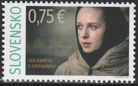 2022 Slovakia Solidarity with Ukraine MNH #FOR-762