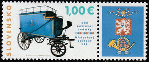 2022 Slovakia Day of the Stamp - Historical Mail Wagon MNH #FOR-768