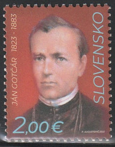 2023 Slovakia The 200th Anniversary of the Birth of Jan Gotcar, (Catholic priest,) 1823-1883 MNH #FOR-769