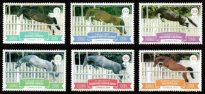 2014 Cuba Horse Equestrian sports Set of 6 #FT-77