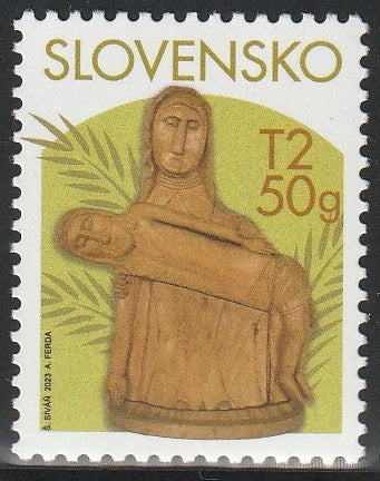 2023 Slovakia Easter - Slovak Folk Woodcarving MNH #FOR-771