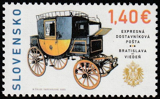 2023 Slovakia The 200th Anniversary of Regular Express Stagecoach Mail Deliveries from Bratislava to Vienna MNH #FOR-776