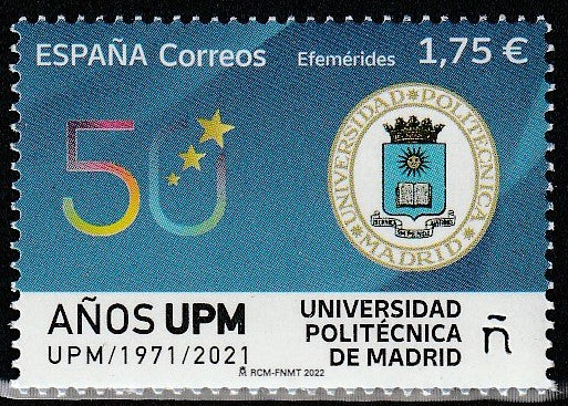 2022 Spain The 50th Anniversary of the Madrid Polytechnic University MNH #FOR-782