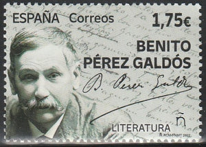 2022 Spain Personalities - Benito Pérez Galdós, (Spanish novelist) 1843-1920 MNH #FOR-788