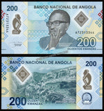 Angola 200 Kwanzas 2020 UNC Polymer Banknote N#248104