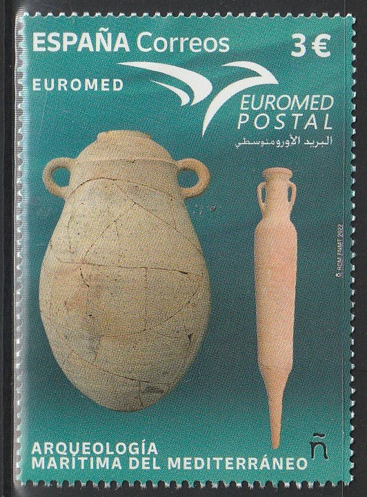 2022 Spain EUROMED Postal - Marine Archaeology MNH #FOR-802