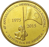 Angola 100 Kwanzas - 2015 Independence commemorative UNC Coin  #FC-80595