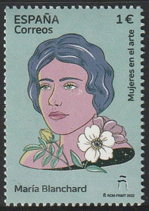 2022 Spain Personalities - Maria Blanchard, (Spanish painter) 1881-1932 MNH #FOR-816