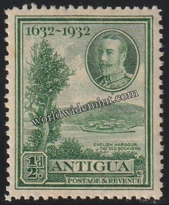 1932 ANTIGUA - KING GEORGE V TERCENTENARY MNH SG: 81 CV: £ 4.5