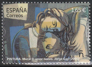 2023 Spain Mural - "The New Love" by Jorge Gay MNH #FOR-829