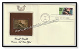 1992 USA World War II Women Aid War Effort - Gold Replica FDC #FE83