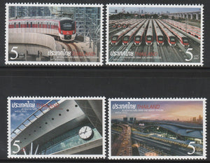 2021 Thailand Opening of the Bang Sue Grand Station - Bangkok Set of 4 MNH #FOR-897