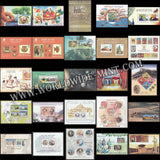 1973 - 2020 India Miniature Sheets - Complete Full Collection without withdrawn 2005 GURU GRANTH SAHEB MS MNH