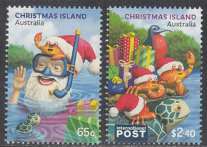 2021 Christmas Island - Christmas set of 2 #CXR-933‑934